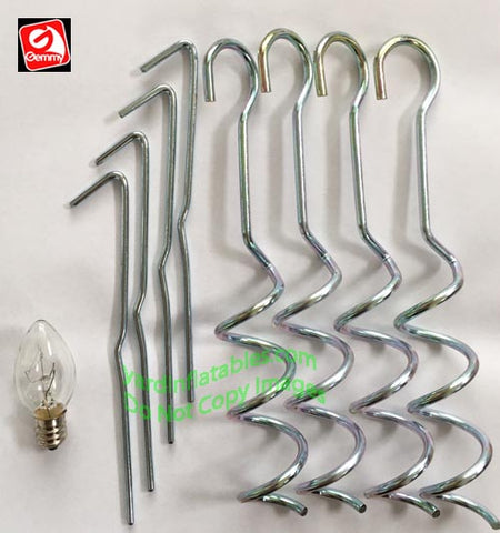 Gemmy Airblown Inflatbale Replacement Stake Pack SP4 w/ Bulb
