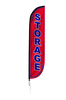 Image of Storage Feather Flag Red