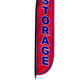 Storage Feather Flag Red