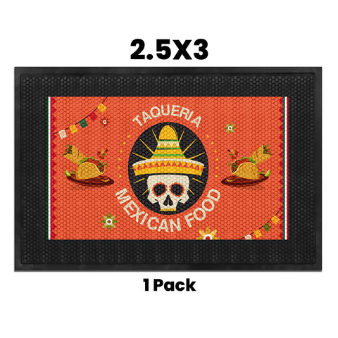 Custom Superscraper Rubber Door Mat