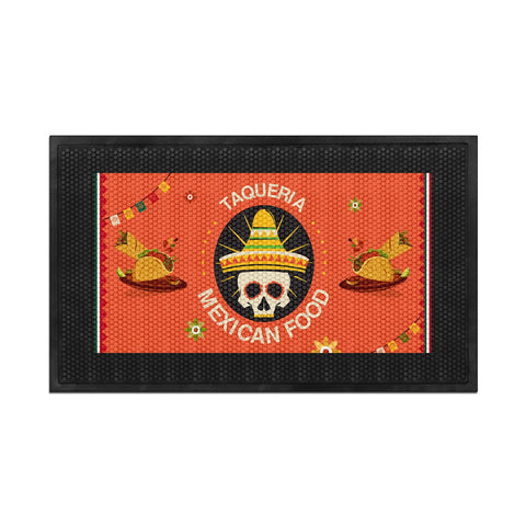 Custom Superscraper Rubber Door Mat