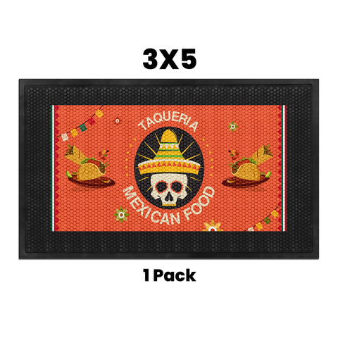 Custom Superscraper Rubber Door Mat