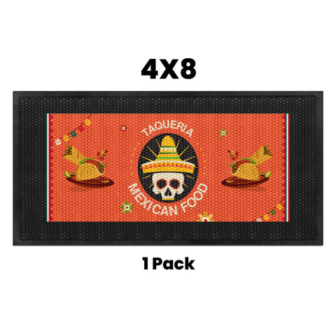 Custom Superscraper Rubber Door Mat