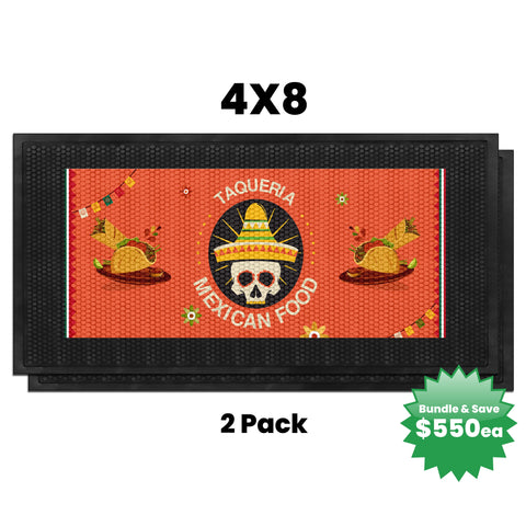 Custom Superscraper Rubber Door Mat