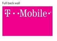 10ft x 10ft Full Back Wall - T-Mobile - Pink