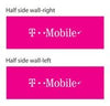 Image of 10ft x 10ft Side Wall Set - T-Mobile - Pink
