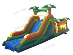 3 in 1 Tropical Obstacle Course by Jingo Jump