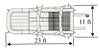 Image of 15'H Blue Slide Wet n Dry