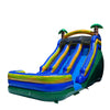 Image of 18'H Dual Lane Green Slide Wet n Dry