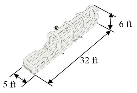 Single Lane Rainbow Slip n Splash