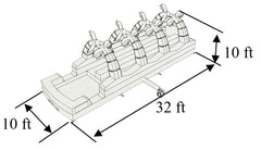Dual Lane Palm Tree Slip n Splash