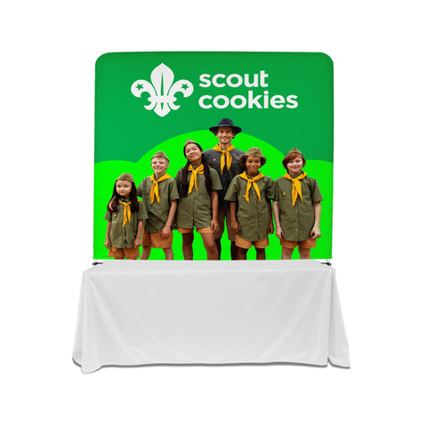 Custom Tabletop Banner Display