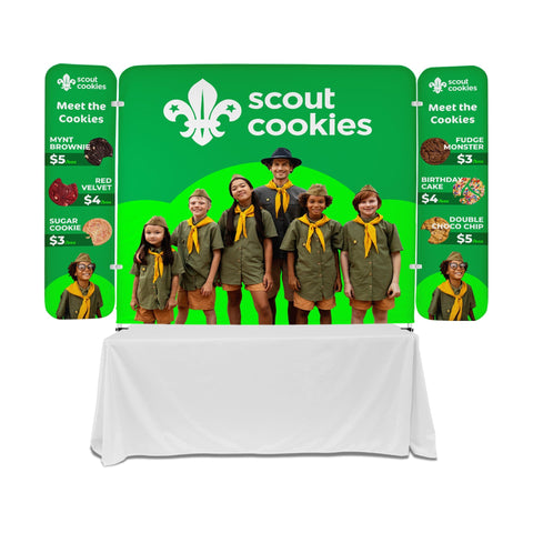 Custom Tabletop Banner Display