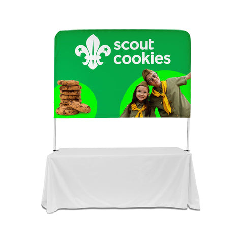 Custom Tabletop Banner Display