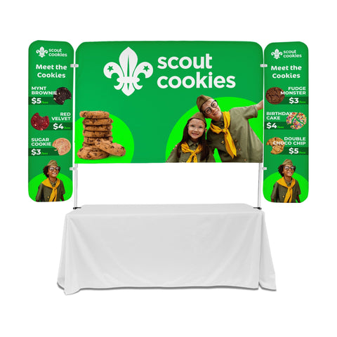 Custom Tabletop Banner Display