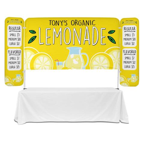 Custom Tabletop Banner Display
