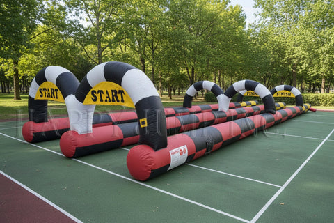 Inflatable Racing Track | Commercial Inflatable Interactive Game - IG5451