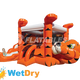 14'8"H HomePro Tiger Belly Bouncer Combo by Cutting Edge