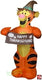 3 1/2' Thanksgiving Harvest Tigger Holding Banner by Gemmy Inflatable