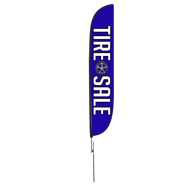 Tire Sale Feather Flag