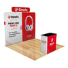 Image of Trade Show Display with Tension Fabric Backdrop