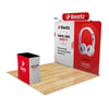 Image of Trade Show Display with Tension Fabric Backdrop