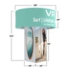 Image of Trade Show Display Tower with Shelves & Media Stand