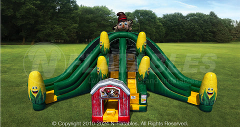 Triple Scarecrow Slide
