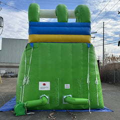 16'H Dura-Lite Green Slide w Detachable Pool