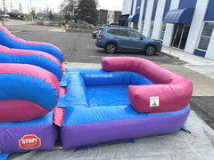 16'H Dura-Lite Pink Slide w Detachable Pool