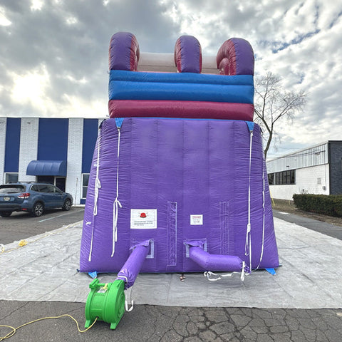 16'H Dura-Lite Pink Slide w Detachable Pool