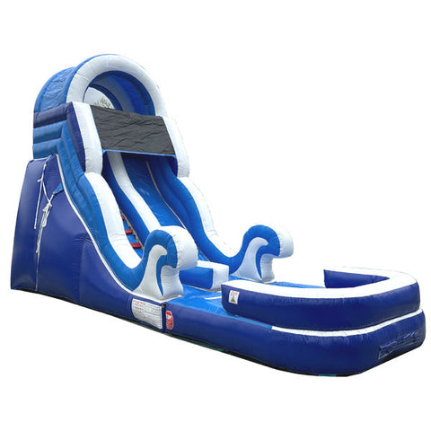 18'H Dura-Lite Ocean Slide w Detachable Pool