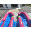 Image of 15'H Dual Lane Dura-Lite Pink Slide w Detachable Pool
