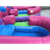 Image of 15'H Dual Lane Dura-Lite Pink Slide w Detachable Pool