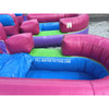 Image of 15'H Dual Lane Dura-Lite Pink Slide w Detachable Pool