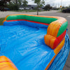Image of 18'H Dura-Lite Dual Lane Volcano Slide Wet n Dry