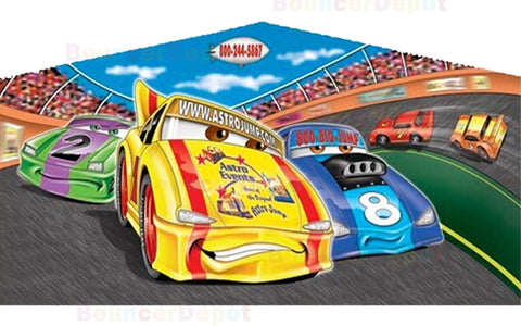 Racing Cars Art Panel by Bouncer Depot
