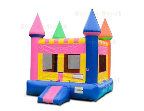 14'H Castle Commercial Bounce House by Bouncer Depot