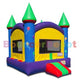 15'H Multi Color Castle Inflatable Moonwalk by Bouncer Depot
