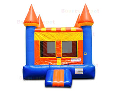 14'H Orange Castle by Bouncer Depot