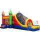 15'H Rainbow Castle Combo Spacewalk Sales by Bouncer Depot