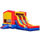 14'H Module Double Lane Slide Combo by Bouncer Depot