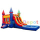15'H Double Lane Castle Bounce House Combo by Bouncer Depot