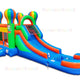 15'H Compact Combo Balloon With Water Slide by Bouncer Depot