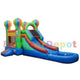 15'H Compact Combo Balloon With Water Slide by Bouncer Depot