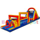 30 Feet Rainbow Inflatable Obstacle Course by Bouncer Depot