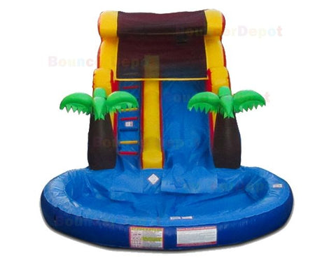 10'H Commercial Grade Compact Water Slide by Bouncer Depot