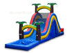 Image of 17'H Palm Tree Tropical Inflatable Pool Slide by Bouncer Depot