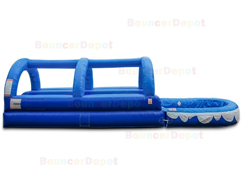 9'H Double Lane Slip N Splash For Adults by Bouncer Depot
