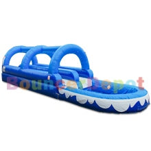 Double Lane Blue N White Slip N Splash
